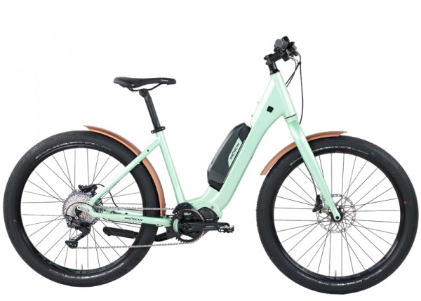 Offroad Activ-ST-275 | fixed fork | colour frame: mint / mudguard: café | dérailleur