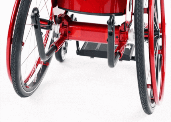 Removing the anti-tipping supports using the Quick-pin