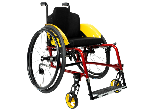 BUDDY, frame size XL with reclined push handles and knee lever brake